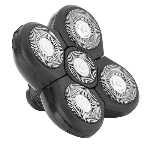 Universal Electric Beard Shaver Carver - 5 Blade Rotating Head Replacement Shavers for Men Grooming Kit