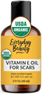Organic Vitamin E Oil for Scars - All Natural & Vegan Skin Moisturizer 2oz - Reduces Wrinkles, Lightens Dark Spots