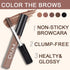 Kaely Eyebrow Gel Waterproof, Longwear Tinted Eye Brow Mascara, Vegan Cosmetics, 02 Chocolate