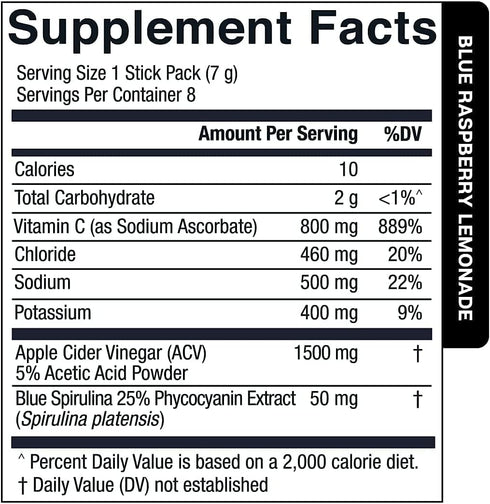 Essential Elements Hydration Packets - Sugar Free Electrolytes Variety Pack - 15 Stick Packs with ACV & Vitamin C