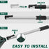 Artificial Turf Rake Carpet Rake, SOYUS Grass Broom Hand Rake with Adjustable Handle, Steel 32 to 52 Inches