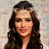 CLOACE Rhinestone Headband, Gold Leave Pendant Headpiece, Crystal Hair Accessories for Women and Adult Bride
