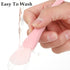 2PCS Soft Silicone Face Mask Brush Applicator, Facial Mask Spatula for Mud and Clay Skincare