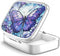 WATASAA WATASSA Pill Box with Animal Style Mirror All-in-One 2-Compartment Portable Medicine Organizer,
