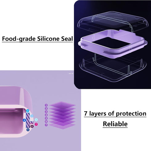 Small Pill Box Waterproof Travel Pill Case, Portable Daily Pill Container with 4 Compartments for Vitamins, Fish Oils,
