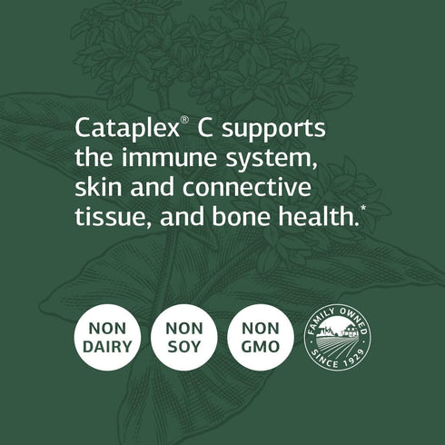 Standard Process Cataplex C - Immune Support Supplement with Vitamin C, Magnesium Citrate, Calcium, 90 Tablets