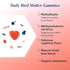 Best Nest Wellness Multivitamin Gummies, Methylfolate, Methylcobalamin, Whole Food Multi Vitamins, 60 Ct, Raspberry