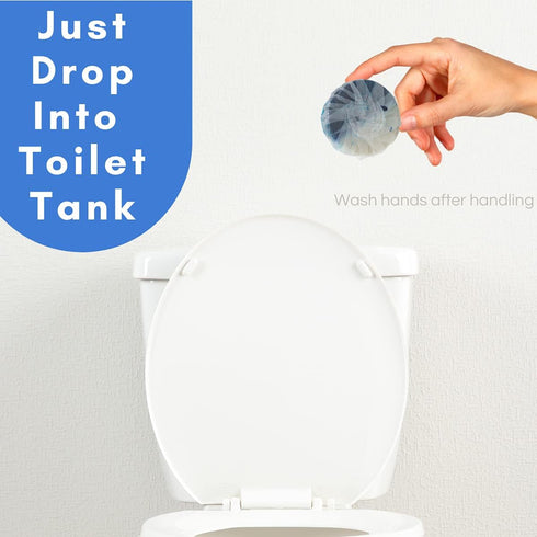 Air Jungles Automatic Toilet Bowl Cleaner Tablets, 8 Packs, Extra Fresh Cleaner Tabs for Toilet