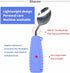 Adaptive Weighted Silverware Utensils, Angled Spoon for Hand Tremors, Non-Slip Easy Grip Handles, Left Hand, Purple