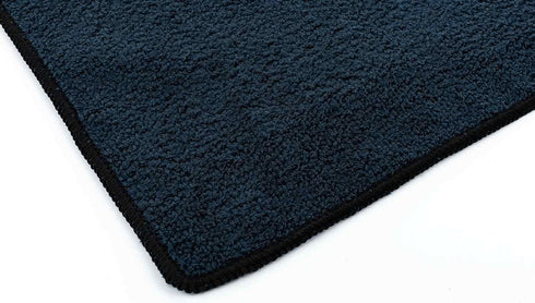 The Rag Company - All-Purpose Microfiber Terry Cleaning Towels - Commercial Grade, Highly Absorbent, Lint-Free, Streak-Free, Kitchens, Bathrooms, Offices, 300gsm, 16in x 16in, Midnight (12-Pack)
