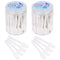 PANA 200 Pieces of White Color Cosmetic Make Up Disposable Plastic Spatulas - 2.5" for Skin Care Facial Cream Mask