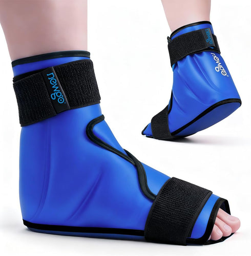 NEWGO Ice Pack Foot Ankle Ice Pack Wrap for Plantar Fasciitis, Foot