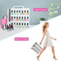 JIASHENG Two Nail Polish Organizer Case Holders, 48 Bottles Storage Box with Adjustable Space Divider