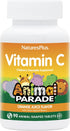NaturesPlus Animal Parade Vitamin C Children's Chewable, Natural Orange Flavor, 90 Tablets, Pack of 4