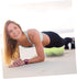 Mikinona Peanut Shape Massage Ball Fluorescent Mini Foam Roller for Deep Tissue Muscle Relief Back Shoulder Neck Waist