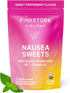 Pink Stork Organic Peppermint Sweets for Morning and Motion Sickness Support, 30 Wrapped Candies, 1st Trimester
