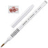 PANA 3D Kolinsky Acrylic Nail Art Sculpture Brush, Silver Metal Non-Slip Grip Handle for 3D Flower Designs (Size #5)