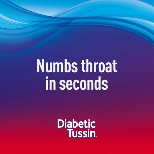 Diabetic Tussin Sore Throat Spray, Wild Cherry Flavor, 6 fl oz, 1 Pack
