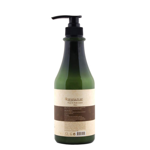 Olive Hand & Body Lotion - Daily Moisturizing Body Lotion for Moisturizing, Restoring and Nourishing the Skin- 750ml/25oz with Pump, Made in Korea