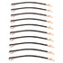 Yishenyishi Pack of 10 Curved Jumbo Bobby Pins, Hair Clips (Black-10pcs)