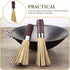 Ipetboom 2pcs Wok Brush with Handle Multi-Function Kitchen Scrub Brush for Cookware Cleaning Sturdy for Pots Pans