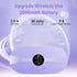 Portable Cordless Heating Pad, Menstrual Heating Pads for Cramps with 3 Heat Levels, 3 Massage Modes, Rapid Heating for
