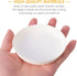 100Pcs Disposable Paper Cup Cover, Recycled Hot Cup Lid for Tea Coffee Mug, Stackable for Cafe Hotel