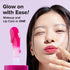 I DEW CARE Lip Gloss - Glow Easy Raspberry, Jojoba Seed Oil, Vitamin C, Hydrating, Korean Makeup, 0.12 FL Oz