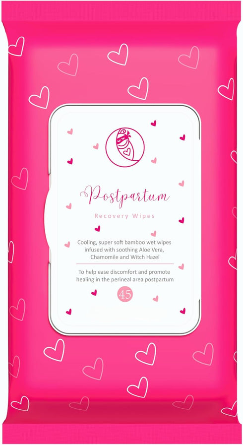 Ninja Mama Postpartum Perineal Care Cooling Pad Liners - Soothing Witch Hazel with Aloe and Chamomile for Postpartum