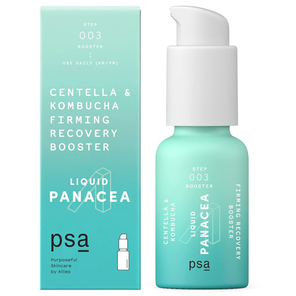 PSA LIQUID PANACEA Centella & Kombucha Firming Recovery Booster: Microbiome-Loving Serum with 6% Kombucha