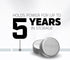 Energizer 379 (SR521SW) Silver Oxide Battery, Pack of 5