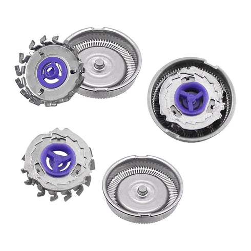NEW Set of 3 Replacement Shaver Heads for Philips Norelco HQ56, HQ55, HQ4, HQ3 by RazorShop