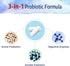 Bonawell Probiotics 120 Billion CFU, 32 Strains with Prebiotics, Digestive Enzymes for Gut Health, 30 Veggie Caps