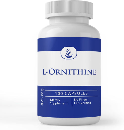 Pure Original Ingredients L-Ornithine (100 Capsules) - Always Pure, No Additives