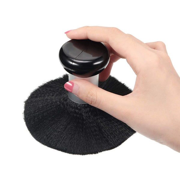 Neck Duster Brush Hair Cutting Kit - Black