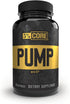 5% Nutrition Core Pump Caps | NO2 Nitric Oxide Booster Supplement Pills - All Natural Ultra Low Stim Preworkout (30
