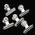 Nail Extension Clips, 5PCS Stainless Curve C Nail Curvature Pinching Clips, Multi-functional Nail Art Accessories