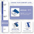 Wedge Pillow for Office Chair and Car Seat Cushion, Medium Firm Memory Foam Seat Pad for Tailbone and Hip Pain Relief