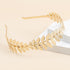 Leaf Branch Bridal Hair Crown Headbands, Gold