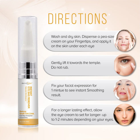 Instant Eyebag Remover - Anti Aging for Men & Women, Reduces Dark Circles, Puffiness, Under Eye Bags