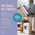 Harps&Seb 5 Pack Reusable Swedish Dishcloths - Super Absorbent, Washable, Biodegradable, Non-Scratch Kitchen Towels