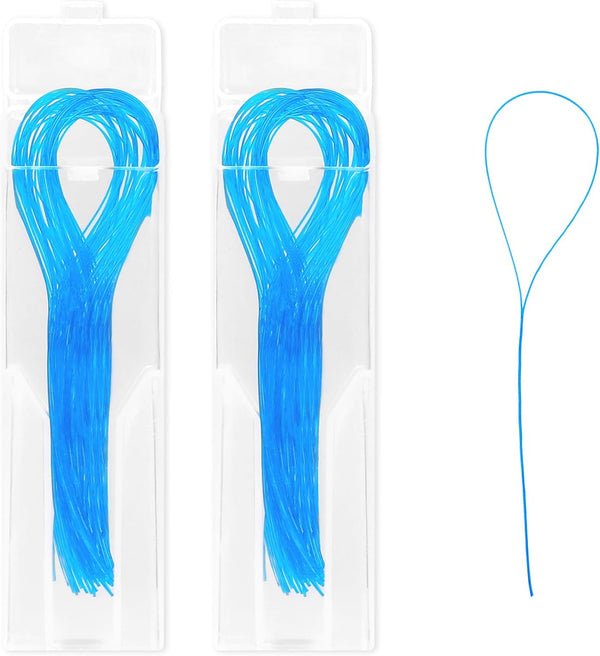 Floss Threaders, 100 Pcs Dental Floss for Braces, Nylon Loop Design for Deep Clean Dental Care Tools