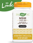 Nature's Way MSM 1000 mg, Joint Health Supplement, 200 Tablets, Gluten-Free & Vegan