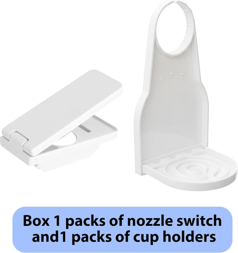 Vougalu 1 Pack Nozzles,Durable Laundry Detergent Cup Holder,More efficient Laundry Detergent Cup Holder with Press