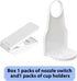 Vougalu 1 Pack Nozzles,Durable Laundry Detergent Cup Holder,More efficient Laundry Detergent Cup Holder with Press