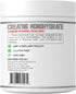 Micronized Creatine Monohydrate Powder, 300 Grams Unflavored, 60 Days Supply, 5 Grams Per Serving