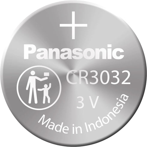 Panasonic Coin Cell Battery CR3032 3V Lithium Replaces DL3032 BR3032