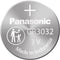 Panasonic Coin Cell Battery CR3032 3V Lithium Replaces DL3032 BR3032