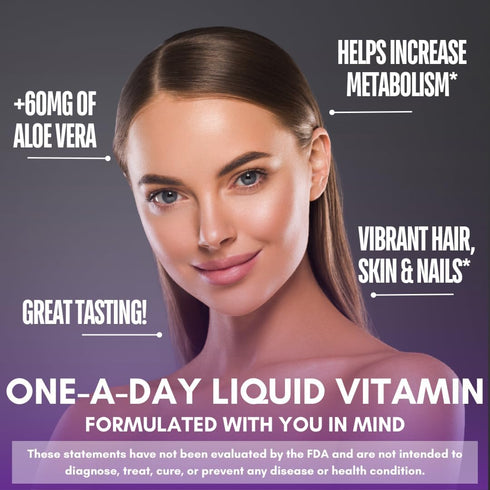 Maximum Strength Liquid Biotin Drops w/ 12,500 MCG – Best Vitamins for Fast Hair Growth, 4oz, 30 Serv