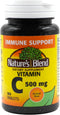 Nature's Blend Vitamin C 500 mg, 100 Tablets